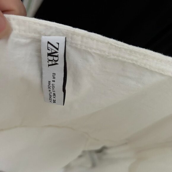 Zara white summer dress - Picture 3 of 4